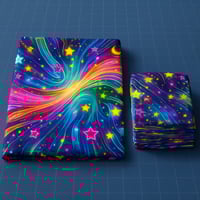Image 2 of NEON STARSPIN FABRIC BY THE YARD