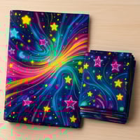 Image 1 of NEON STARSPIN FABRIC BY THE YARD