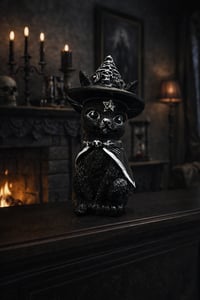 Witchy Cat Figure