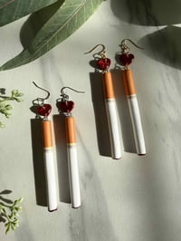 Image 2 of Barnboro Love Cig Earrings