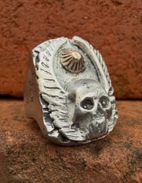 Image 3 of WL&A Handmade Sunset Death Rider Peak Signet - Size 10