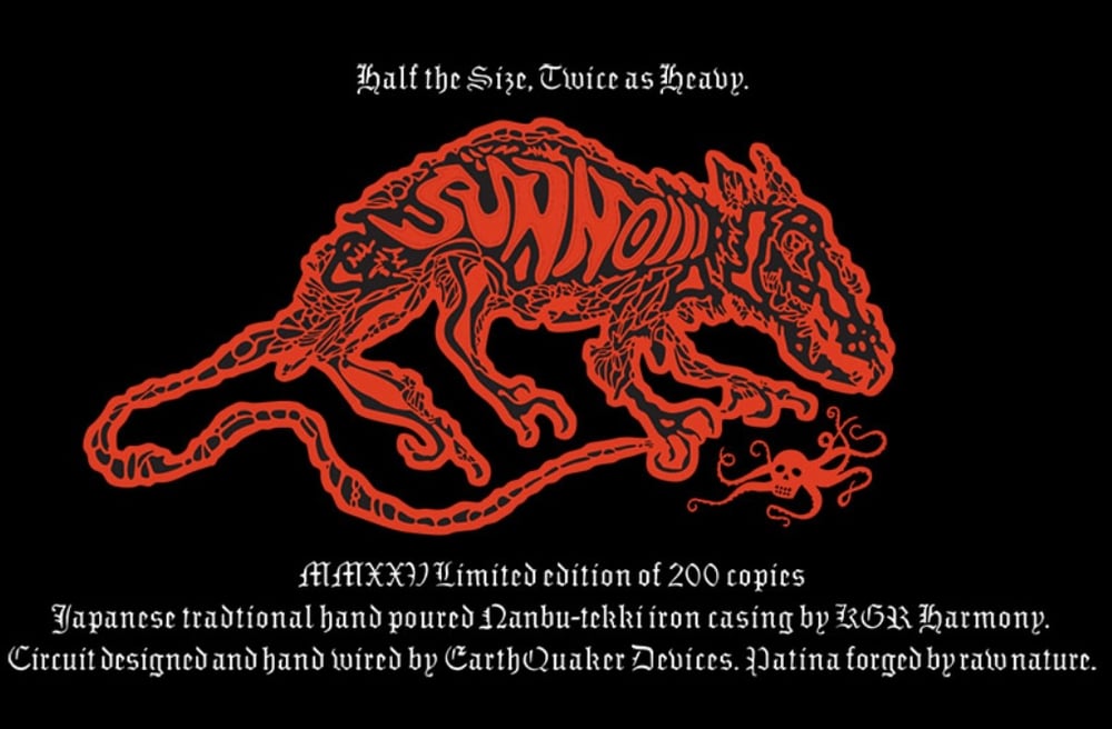 SUNN O))) HalfLife Fer MMXXV LIMITED EDITION OCTAVE FUZZ #100 of 200 OOP