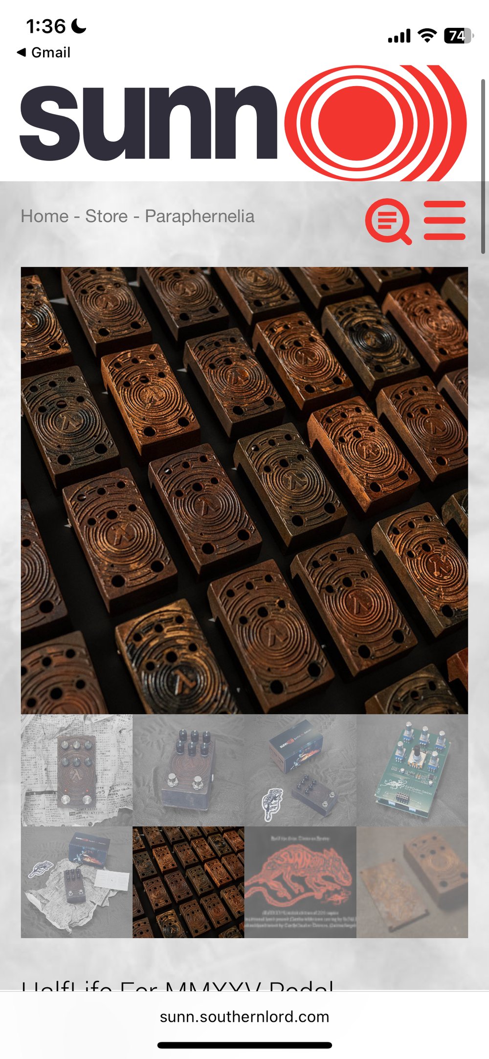 SUNN O))) HalfLife Fer MMXXV LIMITED EDITION OCTAVE FUZZ #100 of 200 OOP