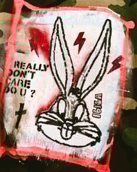 Image 4 of BUNNY ¥ MILITARY JACKET ¥IBIZA ¥ CAMOUFLAGE ¥ UPCYCLED ¥ VINTAGE ¥ 