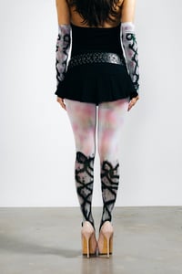 Image 3 of lace up bows ✶ black