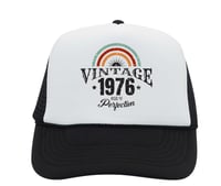 Image 1 of  '76 Custom Trucker Hat, Birthday Celebration Milestone Group Hats
