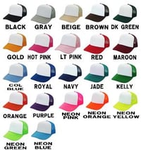 Image 2 of  '76 Custom Trucker Hat, Birthday Celebration Milestone Group Hats