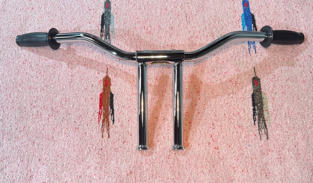 Image of Vitzy Choppers Chrome 10" Riser Handlebar Combo