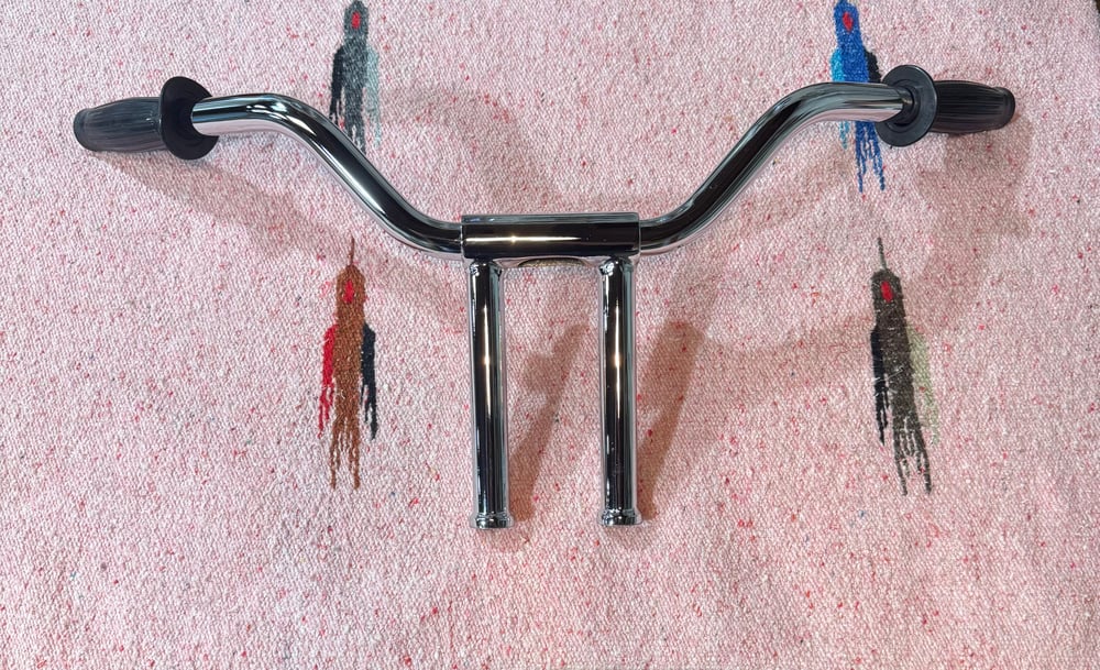 Image of Vitzy Choppers Chrome  8.5" Riser Handlebar Combo 