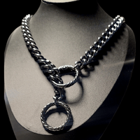 Image 1 of Gunmetal circle slip chain