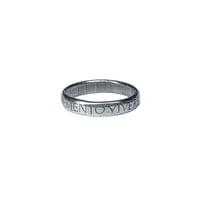 Image 1 of Memento Vivere band in sterling silver or gold