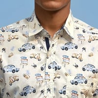 Image 2 of Camisa manga corta coches vainilla