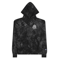 Image 1 of Sage Young Champion tie-dye hoodie