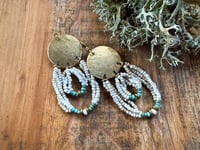 Image 13 of Peaces of Luanda . Beaded brass earrings n1