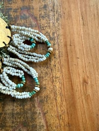 Image 17 of Peaces of Luanda . Beaded brass earrings n1