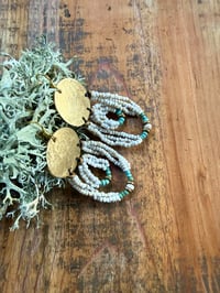 Image 18 of Peaces of Luanda . Beaded brass earrings n1