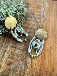 Image 24 of Peaces of Luanda . Beaded brass earrings n1