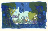 Image 4 of Forest Cat Risograph