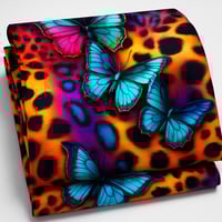 Image 1 of PRISM LEOPARD WINGS FABRIC BY THE YARD