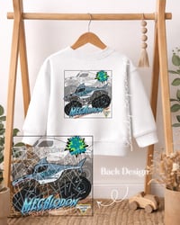 Image 2 of Monster Trucks Megaladon Kids Sweatshirt