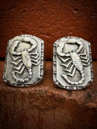 Image 1 of WL&A Handmade Heavy Layered Sterling Silver Scorpion Signet