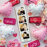 M❤︎⁠G Photo-strip Enamel pin