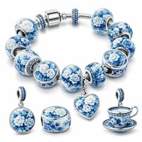 Image 3 of OLD WORLD CHINA INSPIRED BEADS AND CHARMS PACK 
