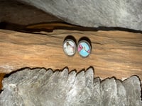 Cotton candy stud earrings 