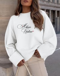 Image 4 of Northern Atelier Milano Italian Canadian Heart Knit