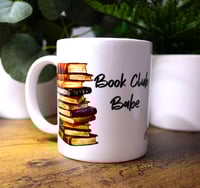 Handmade Book Club Babe Mug, coffee, tea, drinking, reading, books, gift