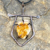 Image 2 of Vitalize. Citrine and Copper Pendant