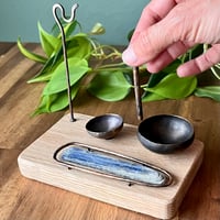 Image 1 of Clarity Meditation Kit — Hum Bowls & Blue Kyanite