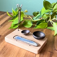 Image 3 of Clarity Meditation Kit — Hum Bowls & Blue Kyanite