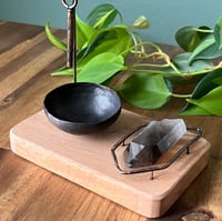 Image 3 of Grounding Meditation Kit — Hum Bowl & Smoky Quartz