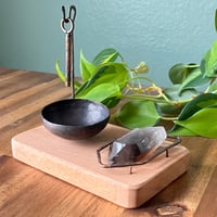 Image 1 of Grounding Meditation Kit — Hum Bowl & Smoky Quartz