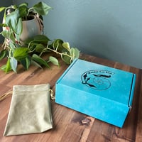 Image 3 of  Hum Bowl Rest – Handmade Bronze Meditation Bowl | Oak