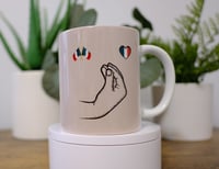 Image 1 of Funny Handmade Italian Reference 12oz Mug, cup, coffee, gift, Italy, flag, stunad, gift