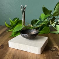 Image 4 of Hum Bowl Rest | Handmade bronze singing bowl | Maple