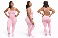 Image 1 of Pink Sleeveless Jumper