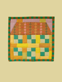 Image 1 of Home Sweet Home Pot Holder / Yellow