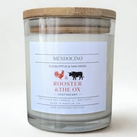 Image 1 of Mendocino Soy Candle – Eucalyptus, Oak Moss & Sandalwood Woods | 100% Soy Wax Candle
