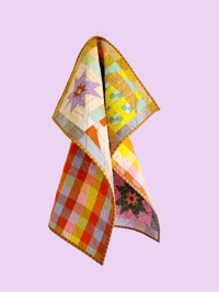 Image 2 of Evergreen Village Baby Quilt / Wall Hanging 