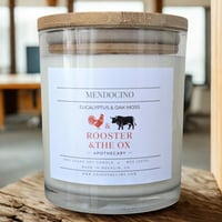 Image 3 of Mendocino Soy Candle – Eucalyptus, Oak Moss & Sandalwood Woods | 100% Soy Wax Candle