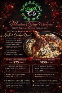 Image 1 of Copy of Chef’s Signature Stuffed Chicken Royale 2 orders 