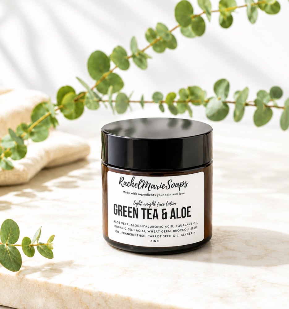 Image of Aloe & Green Tea face lotion 