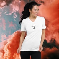 Image 1 of ⚥ 'Three of Swords' S/S V-Neck Shirt