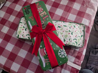 Image 3 of 15 count buckeyes in a Christmas tin