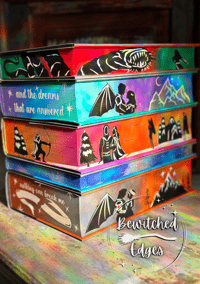 Image 2 of A Court of Thorns and Roses Hardcover Box Set (Solo Horizontal designs) - Bewitched Edges 