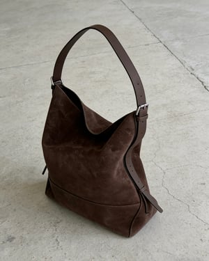 26 Hobo Coffee Suede Bag
