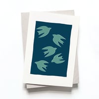 Birds In Flight Card